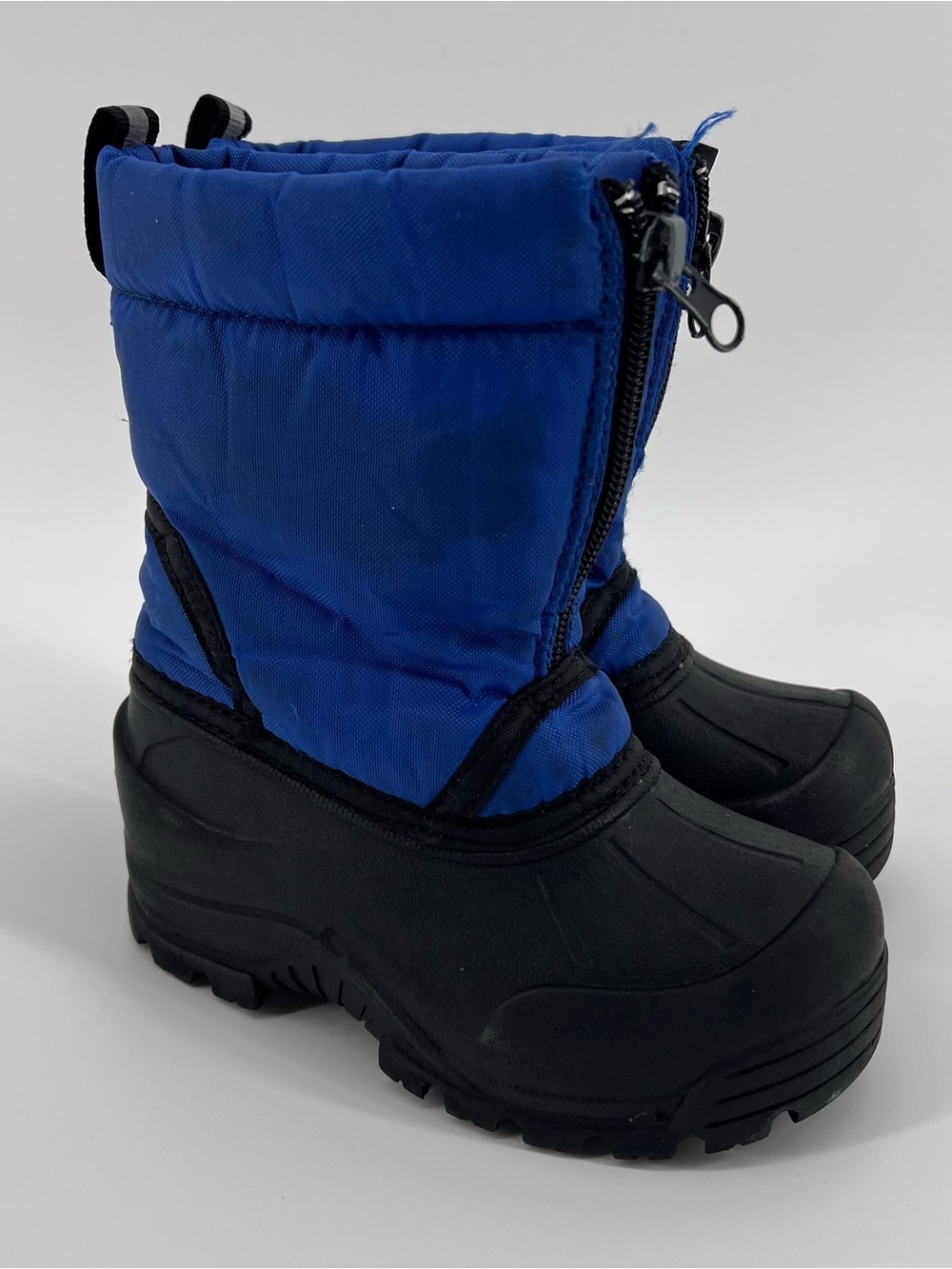 Northside Winter Snow Boots Velcro Straps Blue Black Warm Toddler Baby size 7